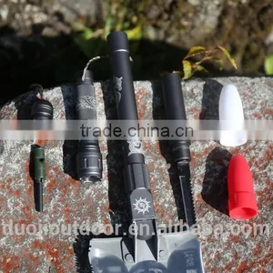 2016 Multi-function Outdoor Sport Tools With Shovel Knife Hoe Digger Flashlight thumbnail-4