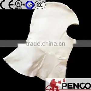 Fire Hood Nomex Woven Fabric Mata-aramid Head Protection White CE EN3911 Eye Protection thumbnail-4