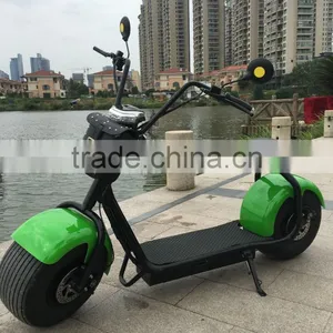 2016 Citycoco Electric Harley Style Adult Electric Scooter 2 Wheels Electric Motorcycle thumbnail-4