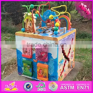 2016 New Design Children Wooden Classic Toy Bead Maze W12D033 thumbnail-2