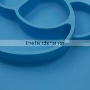 Food Serving Placemats Custom Made Placemats Dining Table Silicone Plate for Baby thumbnail-3