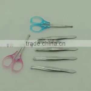 Cosmetic Tools Stainless Steel Eyebrow Tweezer Scissors thumbnail-1