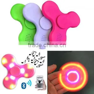 2017 Bluetooth Speaker LED Light Relief Hand Fidget EDC Hand Spinner Gyro Toy thumbnail-6