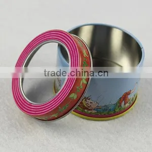 Hot Sale Round Biscuit Tin Box/ Metal Cookie Tin Can/ Chocolate Tin thumbnail-3
