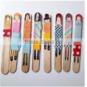 Made In China Disposable Different Size Wooden Popsicle Sticks thumbnail-1