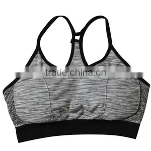 Grey Seamless Compression Top Women for Sports thumbnail-1