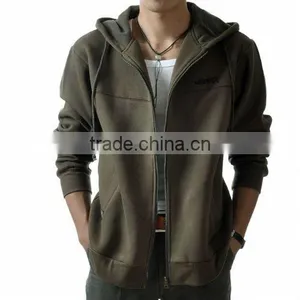 Men 100%cotton Outdoor Cardigan Hoodies thumbnail-1