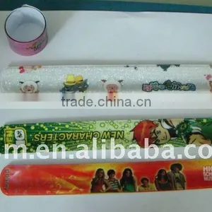Metal Fabric Reflective Slap Bracelet thumbnail-1