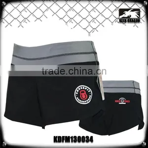 Wholesale Shorts for Women 4 Way Stretch Blank Black Ladies Hot Shorts thumbnail-1