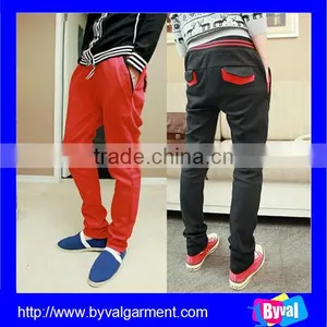 2015 New Arrival High Quality Mens Plain Jogger Sweat Pants With Side & Back Pocket thumbnail-1