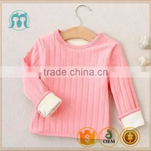 High Quality Baby Winter Fleece Corduroy Inside Children Clothings Strip Infant Winter Clothing Model Clothing thumbnail-1