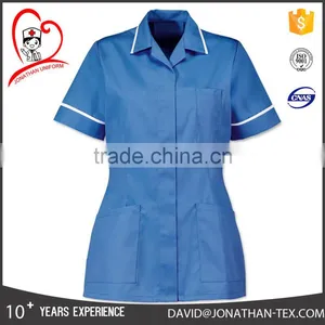 Factory Cost Fasional Poly Cotton Nurse Uniform Medical Scrub Hospital Women Tunic thumbnail-1