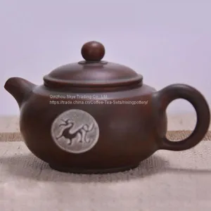 Порcelain чайник с дизайном мышей 
