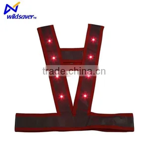 LED Lighting Work Vest Sleeveless Reflective Uniform thumbnail-1