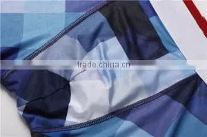 Factory Wholesale Plaid Crossfit High Waist Fitness (Wear) Booty Shorts thumbnail-3