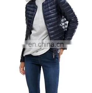 Chinese Manufacturer Women Smooth Nylon Padded Jacket thumbnail-5