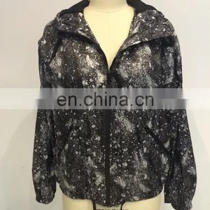 Latest Fashion Women's Woven Digital Printed Jacket thumbnail-3