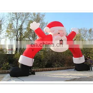 Christmas Decoration Archway Xmas Holiday Supplies Santa Claus Inflatable Christmas Arch thumbnail-3