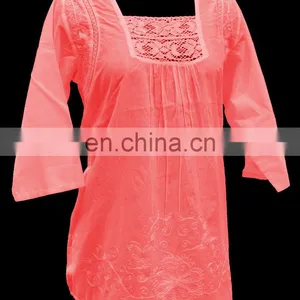 100% COTTON TUNIC/BLOUSE 2017 Latest thumbnail-3