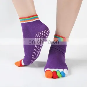 Best Non Slip Yoga Pilates Socks #YG-01 thumbnail-1
