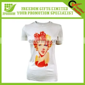 Fashional Slim Ladies T-shirts With Printing thumbnail-1
