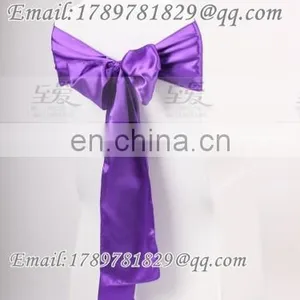 Banquet Satin Ribbon Chair Cover Sash thumbnail-3