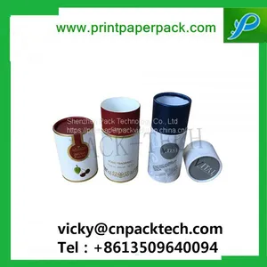 Custom Round Hat Tube Gift Soup Box Packaging Box for Flower / Wine / Candy / Tea / Perfume thumbnail-5