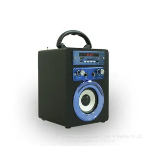 New Style Double Karaoke Wooden Portable Multifunction Bluetooth Speaker thumbnail-2