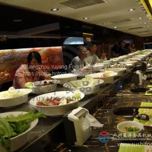 Hot Pot Food Belt Conveyor Belt Rotary Conveyor System thumbnail-2