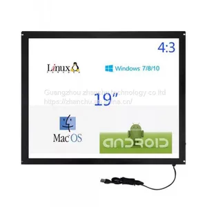 4 Point15.6inch Multi-touch Infrared Touch Frame, ir Touch Panel, Infrared Touch Screen Overlay, for Touch Screen Monitor, Lcd/led, Smart TV, Tea Table thumbnail-1