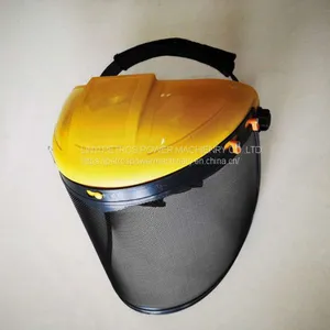 Yellow Top Gauze Face Shield,Yellow Top PVC Face Shield,Yellow Top PC Face Shield thumbnail-1