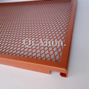 Aluminum Ceiling Expanded Metal Mesh China PVDF Paint Panel thumbnail-1