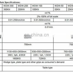 WDW-100 UTM Universal Testing Machine thumbnail-4