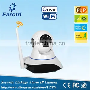 Smart Home Alarm System 1.0MP H.264 HD720P Wireless IP Camera Surveillance WiFi Wireless IP Camera Surveillance thumbnail-1