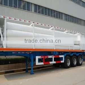 YK Flexible-designing Capacity 7 Tubes Container Trailer Chassis thumbnail-1