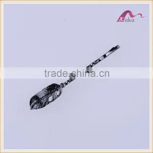 Yiwu Wholesaler Fashion Metal Leaf Shape Hair Clips in Bulk Girls Hair Clips for Gifts thumbnail-1