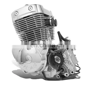 High Quality Motorcycle Engine 250CC Air Cooled Parallel Double Cylinder Motorcycle Engine Assembly thumbnail-1