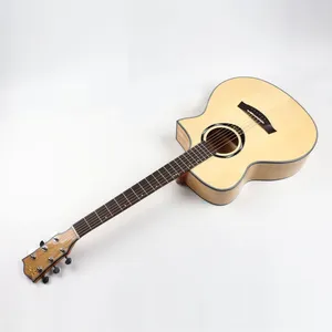 Factory Wholesale Price Deviser Acoustic Guitar L-610-N 40 Inch Auditorium Cutaway High-glossy Guitar thumbnail-2