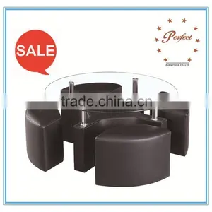Round Modern Hot Sell Coffee Tables Sets Outdoor Furniture thumbnail-1