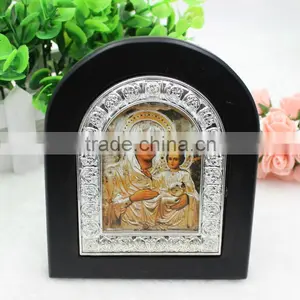 Virgin Mary of Jerusalem Wood Icon thumbnail-1