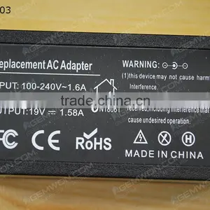 High Copy Laptop AC Power Adapter for DELL 19V 1.58A 5.5*1.7mm 30W thumbnail-3