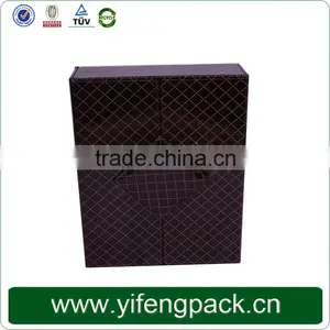 Wholesale Black PU Leather Wine Bottle Gift Box thumbnail-1
