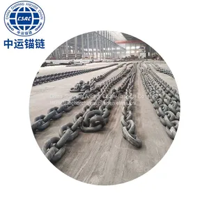 GRADE 3 U3 Q3 NV3 K3 AM3 64MM Stud Link Anchor Chain With LR NK CCS BV thumbnail-1