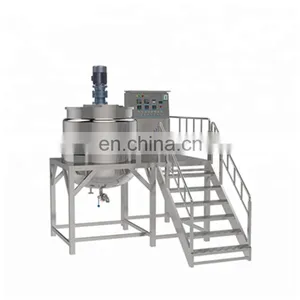 100L Hydraulic Lift Cosmetic Body Cream Lotion Shampoo Vacuum Mixer Emulsifier Ointment Mixer thumbnail-2