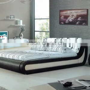 2016 Top Fashion Leather Bed thumbnail-1