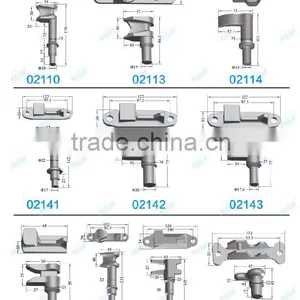Truck Body Container Lock Cam Keeper Door Lock Keeper thumbnail-1