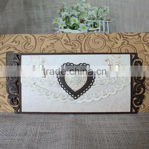 Latest Wholesale Laser Cutting Wooden Wedding Invitation Card thumbnail-1