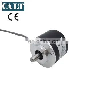 CALT 52mm Solid Shaft Optical Encoder 100 1024 2000 2048 5000 Ppr Incremental Rotary Encoder thumbnail-2