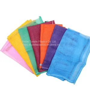 PP Plastic Onion Net Sack For Seafood Vegetables/Strong Firewood Mesh Bags thumbnail-5