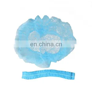 Factory Price Protective Disposable Colorful Non-woven Strip Mob Cap Clip Cap thumbnail-1